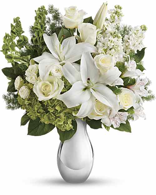 White | Mixed Bouquets | Shimmering White Bouquet | Same Day Flower Delivery by Teleflora