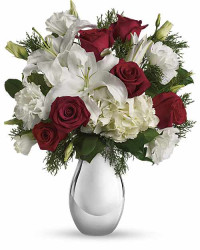 White | Mixed Bouquets | Silver Noel Bouquet | Same Day Flower Delivery by Teleflora