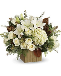 White | Mixed Bouquets | Snowy Woods Bouquet | Same Day Flower Delivery by Teleflora