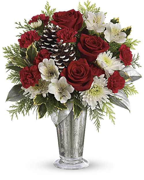 White | Mixed Bouquets | Timeless Cheer Bouquet | Same Day Flower Delivery by Teleflora