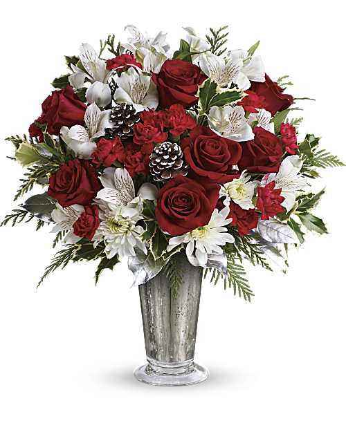 White | Mixed Bouquets | Timeless Cheer Bouquet | Same Day Flower Delivery by Teleflora