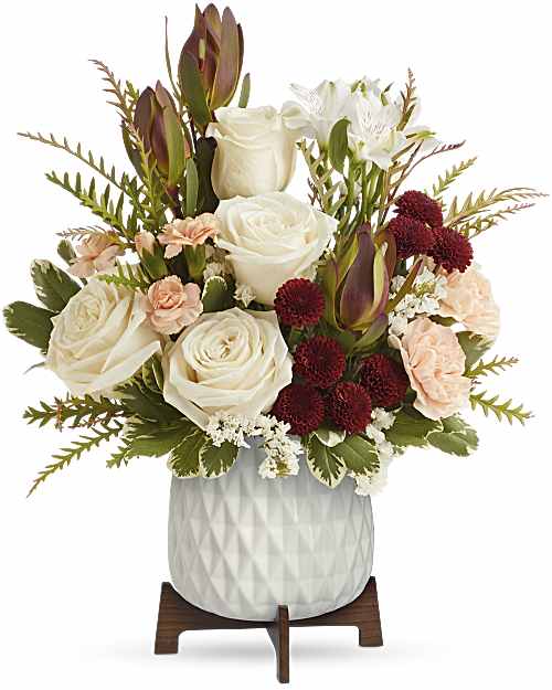 White | Mixed Bouquets | Timeless Treasure Bouquet | Same Day Flower Delivery by Teleflora