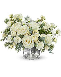 White | Roses | Arctic Blooms Bouquet | Same Day Flower Delivery by Teleflora