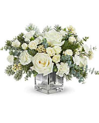 White | Roses | Arctic Blooms Bouquet | Same Day Flower Delivery by Teleflora