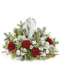 White | Roses | Blessed Serenity Bouquet | Same Day Flower Delivery by Teleflora