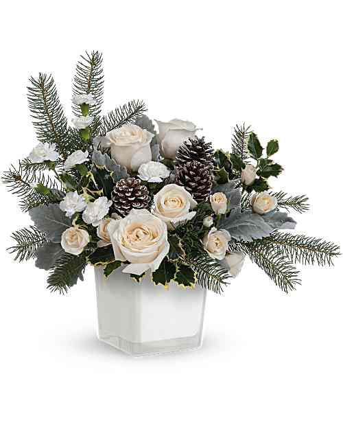 White | Roses | Fa-Fa-Fabulous Bouquet | Same Day Flower Delivery by Teleflora