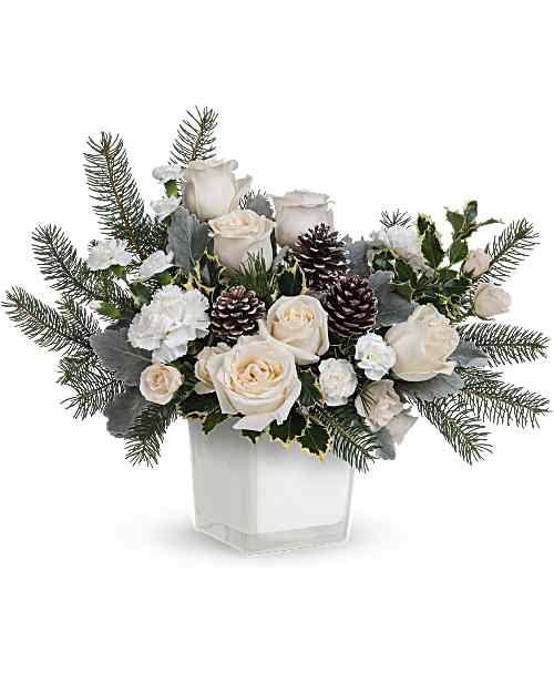 White | Roses | Fa-Fa-Fabulous Bouquet | Same Day Flower Delivery by Teleflora
