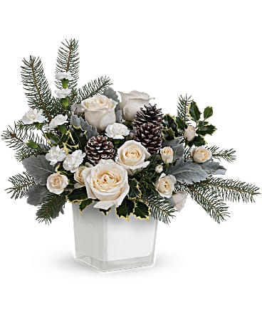 White | Roses | Fa-Fa-Fabulous Bouquet | Same Day Flower Delivery by Teleflora
