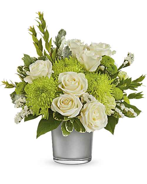 White | Roses | Find Beauty Bouquet | Same Day Flower Delivery by Teleflora