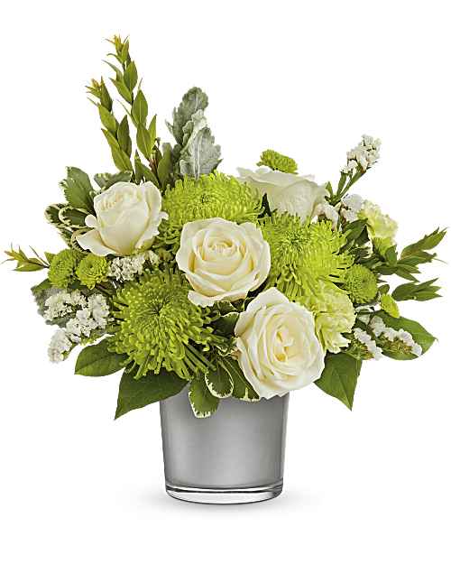 White | Roses | Find Beauty Bouquet | Same Day Flower Delivery by Teleflora