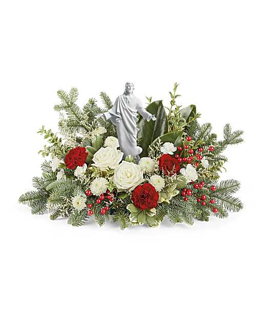 White | Roses | Heavenly Peace Bouquet | Same Day Flower Delivery by Teleflora