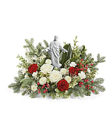 White | Roses | Heavenly Peace Bouquet | Same Day Flower Delivery by Teleflora