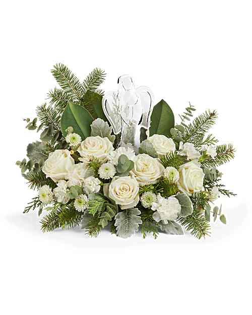 White | Roses | Light Of Love Bouquet | Same Day Flower Delivery by Teleflora