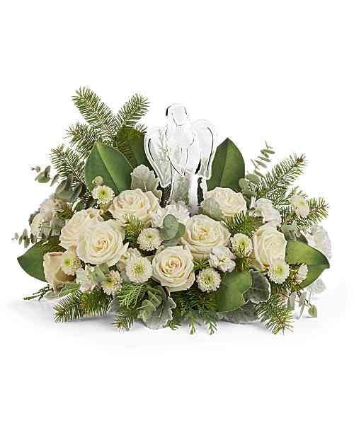 White | Roses | Light Of Love Bouquet | Same Day Flower Delivery by Teleflora