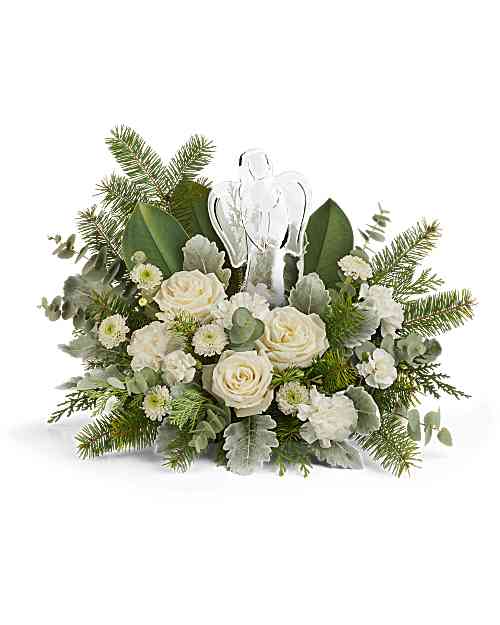 White | Roses | Light Of Love Bouquet | Same Day Flower Delivery by Teleflora
