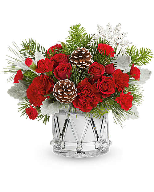 White | Roses | March Of Joy Bouquet | Same Day Flower Delivery by Teleflora