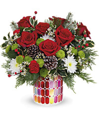 White | Roses | Merriest Season Bouquet | Same Day Flower Delivery by Teleflora