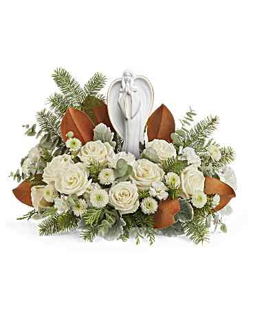 White | Roses | Snowy Grace Bouquet | Same Day Flower Delivery by Teleflora