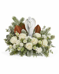 White | Roses | Snowy Grace Bouquet | Same Day Flower Delivery by Teleflora