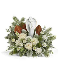 White | Roses | Snowy Grace Bouquet | Same Day Flower Delivery by Teleflora