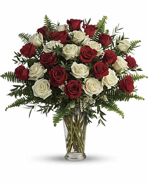 White | Roses | Yours Truly Bouquet | Same Day Flower Delivery by Teleflora