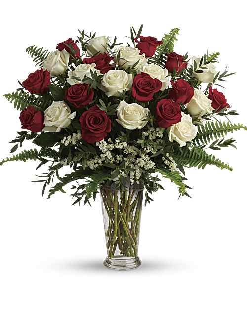 White | Roses | Yours Truly Bouquet | Same Day Flower Delivery by Teleflora