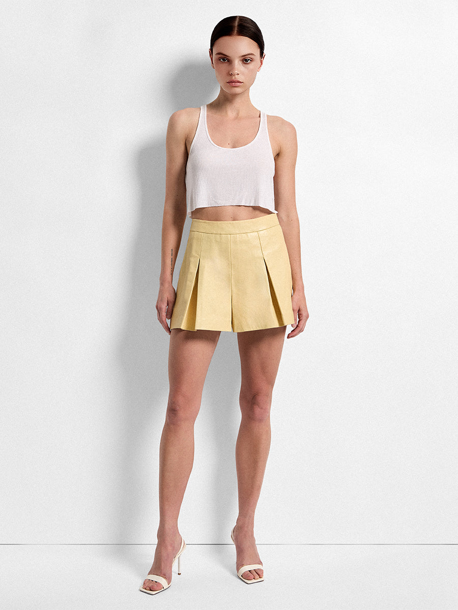 WILLOW LEATHER SKORTS