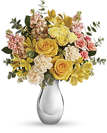 Yellow | Mixed Bouquets | Soft Reflections Bouquet | Same Day Flower Delivery by Teleflora