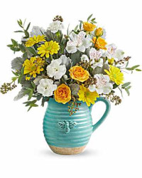 Yellow | Mixed Bouquets | Bee Joyful Bouquet | Same Day Flower Delivery by Teleflora