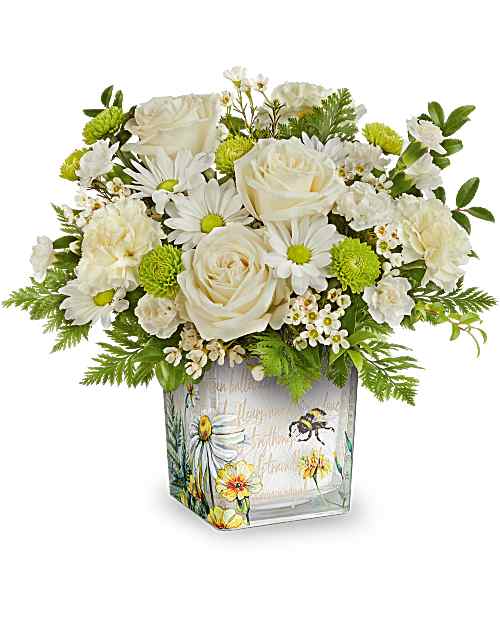 Yellow | Mixed Bouquets | Bee Sweet Bouquet | Same Day Flower Delivery by Teleflora