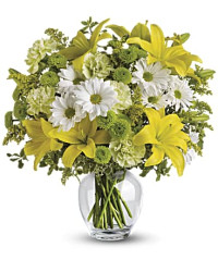 Yellow | Mixed Bouquets | Brightly Blooming Bouquet | Same Day Flower Delivery by Teleflora