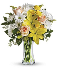 Yellow | Mixed Bouquets | Daisies And Sunbeams Bouquet | Same Day Flower Delivery by Teleflora