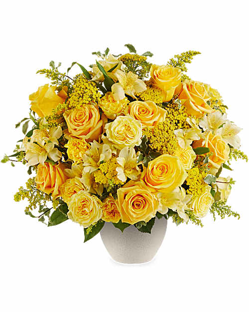 Yellow | Mixed Bouquets | Garden Sunshine Bouquet | Same Day Flower Delivery by Teleflora