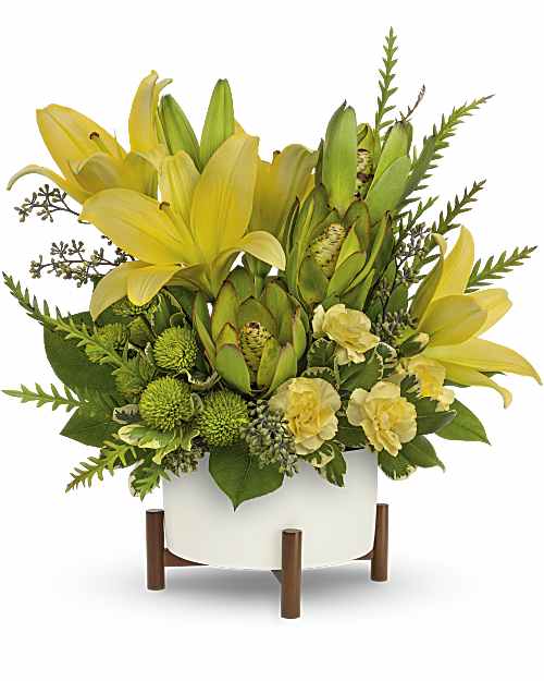 Yellow | Mixed Bouquets | Modern Garden Bouquet | Same Day Flower Delivery by Teleflora