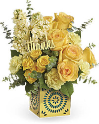 Yellow | Mixed Bouquets | Shimmer Of Thanks Bouquet | Same Day Flower Delivery by Teleflora