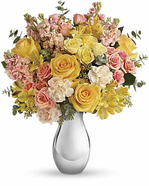 Yellow | Mixed Bouquets | Soft Reflections Bouquet | Same Day Flower Delivery by Teleflora