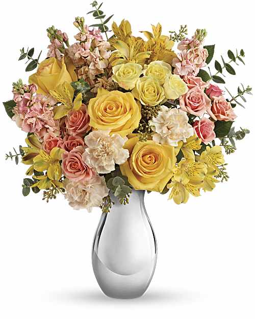 Yellow | Mixed Bouquets | Soft Reflections Bouquet | Same Day Flower Delivery by Teleflora
