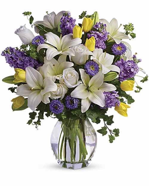Yellow | Mixed Bouquets | Spring Waltz Bouquet | Same Day Flower Delivery by Teleflora