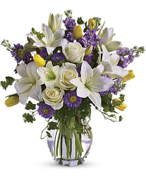Yellow | Mixed Bouquets | Spring Waltz Bouquet | Same Day Flower Delivery by Teleflora