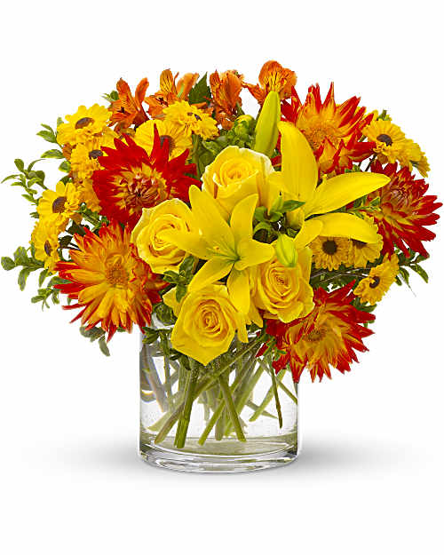 Yellow | Mixed Bouquets | Summer Samba | Same Day Flower Delivery by Teleflora