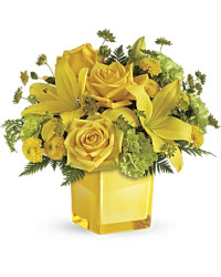 Yellow | Mixed Bouquets | Sunny Mood Bouquet | Same Day Flower Delivery by Teleflora