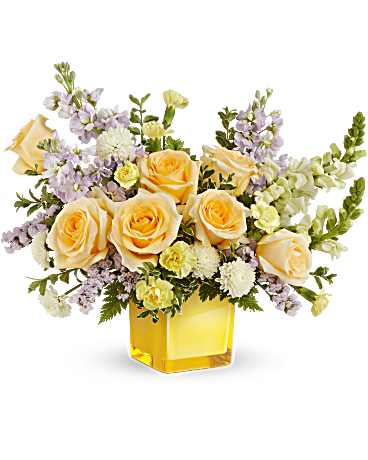 Yellow | Mixed Bouquets | Sunshine Dreams Bouquet | Same Day Flower Delivery by Teleflora