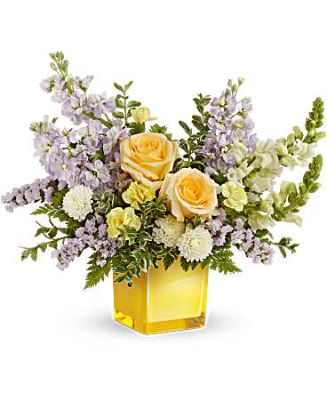 Yellow | Mixed Bouquets | Sunshine Dreams Bouquet | Same Day Flower Delivery by Teleflora