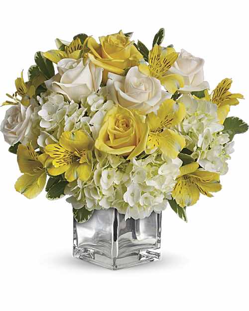 Yellow | Mixed Bouquets | Sweetest Sunrise Bouquet | Same Day Flower Delivery by Teleflora