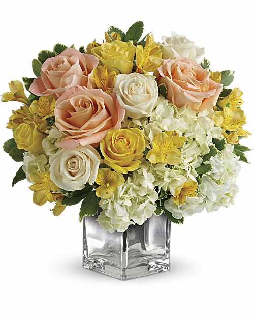 Yellow | Mixed Bouquets | Sweetest Sunrise Bouquet | Same Day Flower Delivery by Teleflora