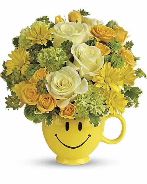 Yellow | Mixed Bouquets | You Make Me Smile Bouquet | Same Day Flower Delivery by Teleflora