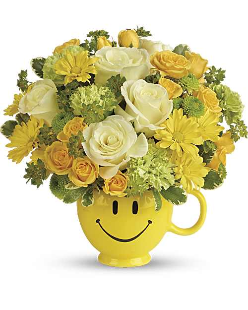 Yellow | Mixed Bouquets | You Make Me Smile Bouquet | Same Day Flower Delivery by Teleflora