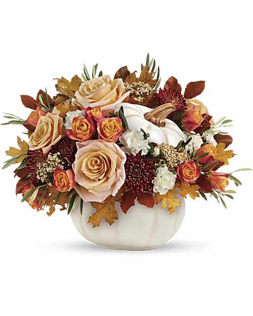 Yellow | Roses | Harvest Charm Bouquet | Same Day Flower Delivery by Teleflora