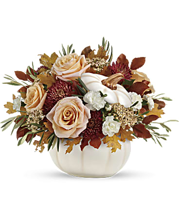 Yellow | Roses | Harvest Charm Bouquet | Same Day Flower Delivery by Teleflora