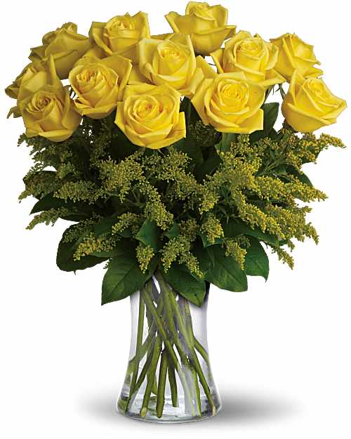 Yellow | Roses | Rosy Glow Bouquet | Same Day Flower Delivery by Teleflora